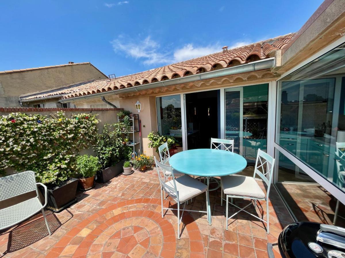 L'Atypique - T3 Grande Terrasse, Bbq Vue Et Cheminee Apartment Avignon Exterior foto