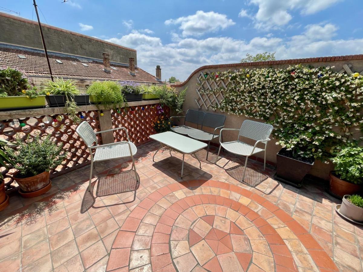 L'Atypique - T3 Grande Terrasse, Bbq Vue Et Cheminee Apartment Avignon Exterior foto